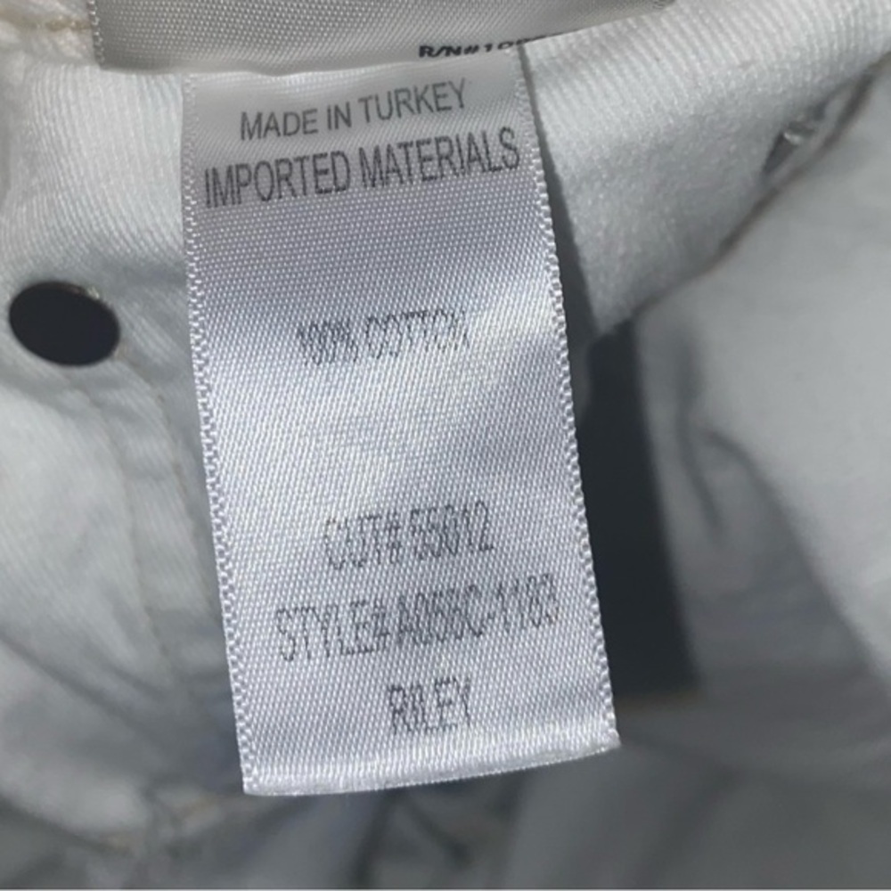 AGOLDE Riley White Frayed White Jeans - Picture 6 of 6